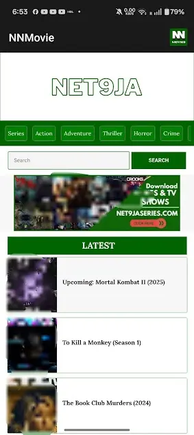 Screenshot of Netnaija Movie Android